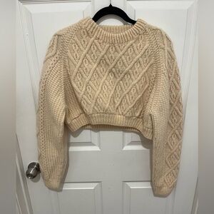 House Of Ireland Hand Knitted 100% New Wool Sweater Size L